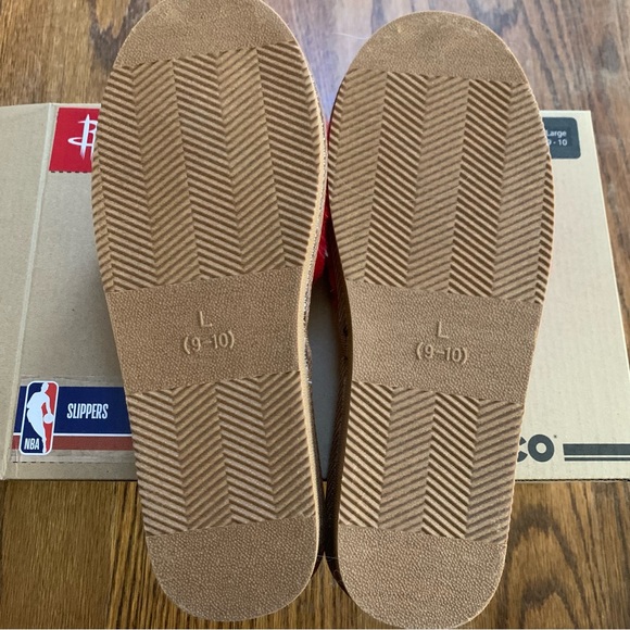 Women's Houston Rockets FOCO Faux Fur Slide Slippers - Picture 2 of 5